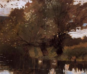 溫斯洛 荷默 Pond and Willows, Houghton Farm 溫斯洛 荷默 Pond and Willows, Houghton Farm